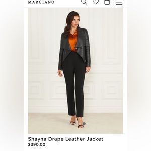 Marciano leather jacket